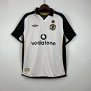 Camisa Masculina Retro Manchester United 100 anos Dupla Face 2002 - Torcedor