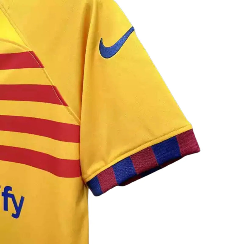 Camisa Barcelona Four Nike Amarela - 23/24