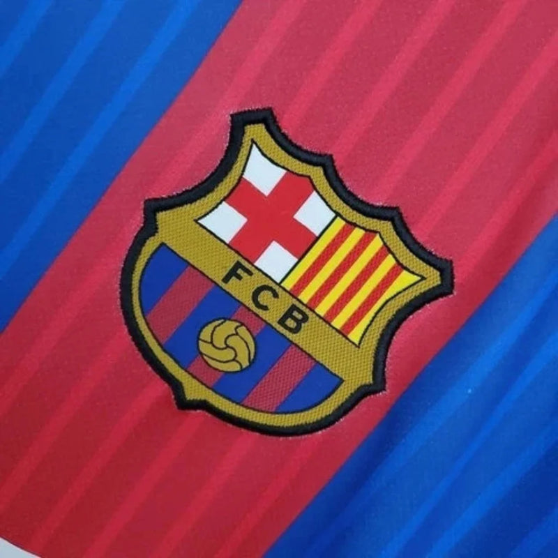 Camisa Barcelona Azul e Vermelha Nike - 16/17