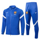 Conjunto Barcelona Azul Claro Nike Com Fecho - 21/22