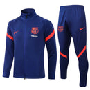Conjunto Barcelona Azul Royal Nike Com Fecho - 21/22