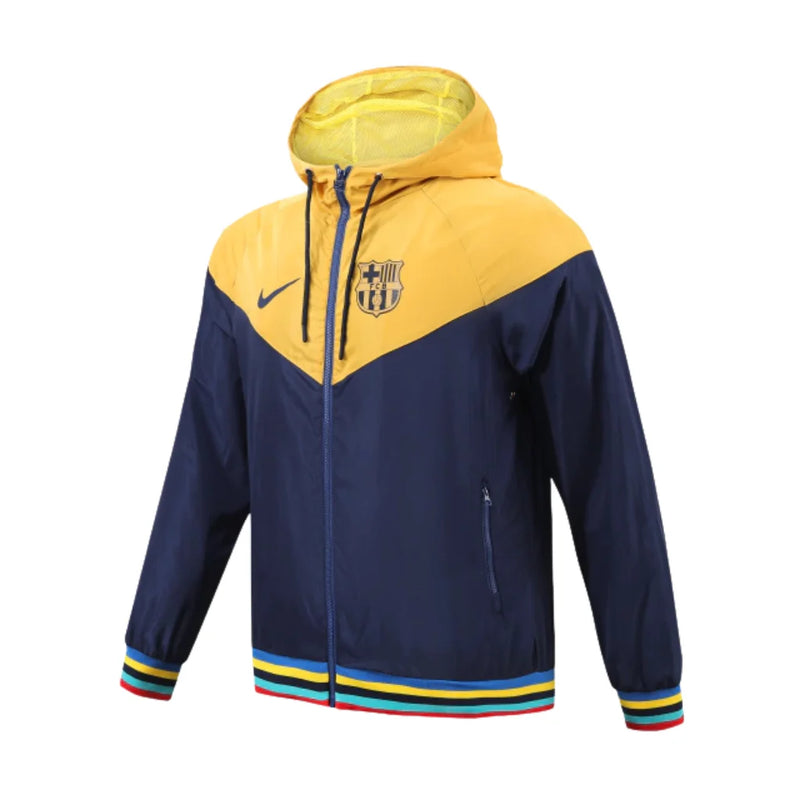 Corta Vento Barcelona Nike - Azul/Amarelo