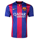 Camisa Barcelona Retrô Azul e Grená - 14/15