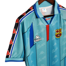 Camisa Barcelona Retrô Azul Clara Kappa - 96/97