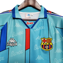 Camisa Barcelona Retrô Azul Clara Kappa - 96/97