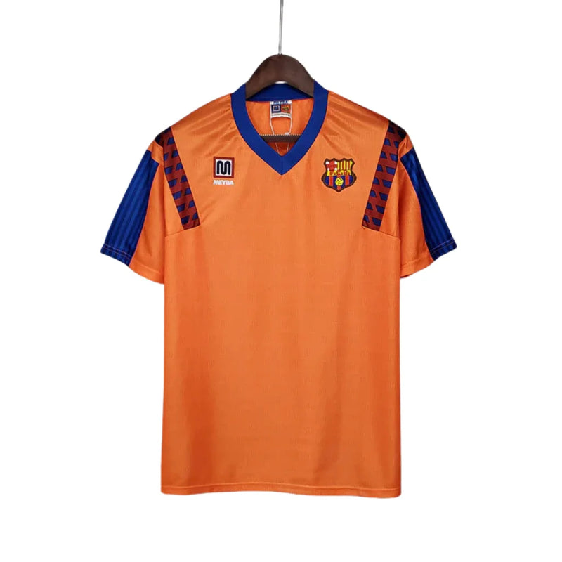Camisa Barcelona Retrô Laranja Meyba - 89/92