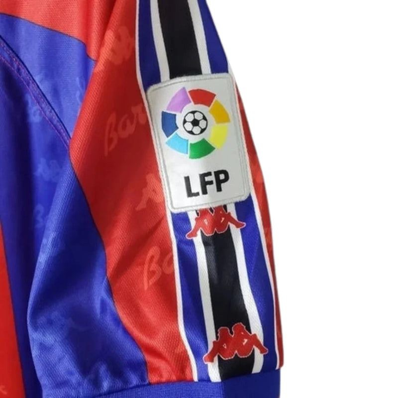 Camisa Barcelona Retrô Azul e Grená Kappa - 96/97