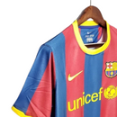 Camisa Barcelona Retrô Azul e Grená Nike - 2010/2011