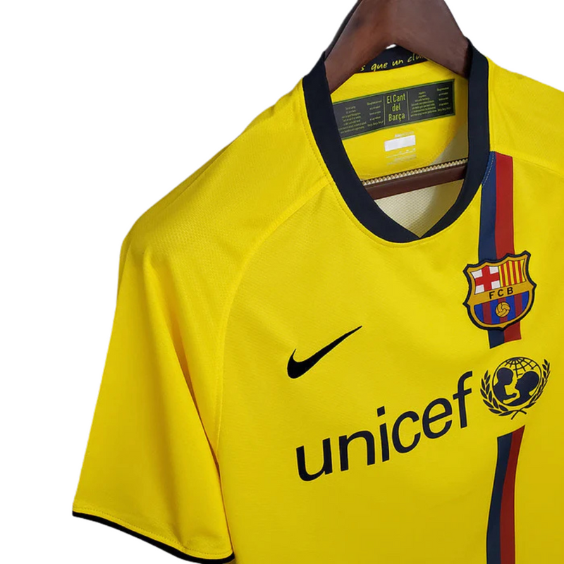 Camisa Barcelona Retrô Amarela Nike - 2008/2009