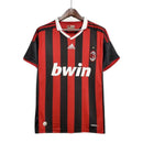 Camisa Milan Retrô Adidas Vermelha e Preta - 09/10