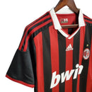 Camisa Milan Retrô Adidas Vermelha e Preta - 09/10