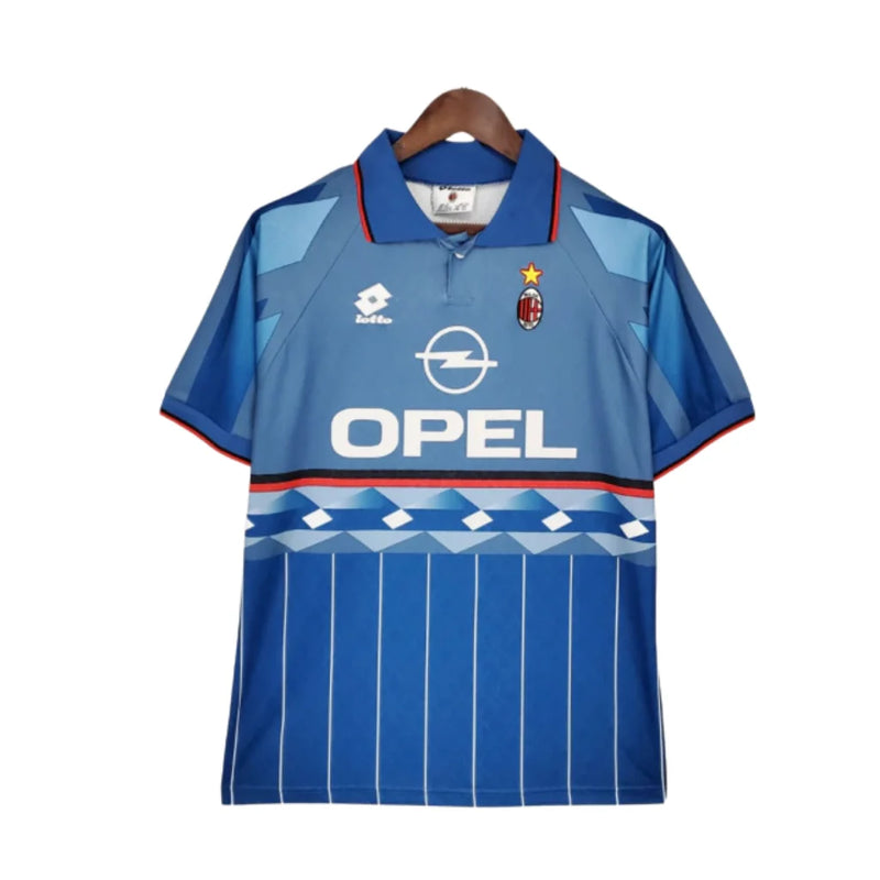 Camisa Milan Retrô Azul Lotto - 1995/1996
