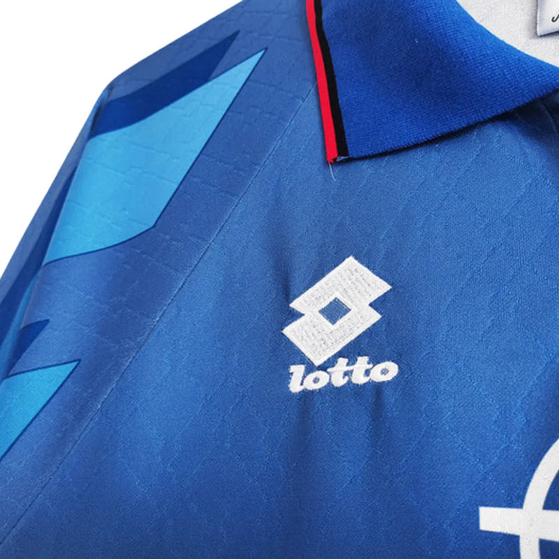 Camisa Milan Retrô Azul Lotto - 1995/1996