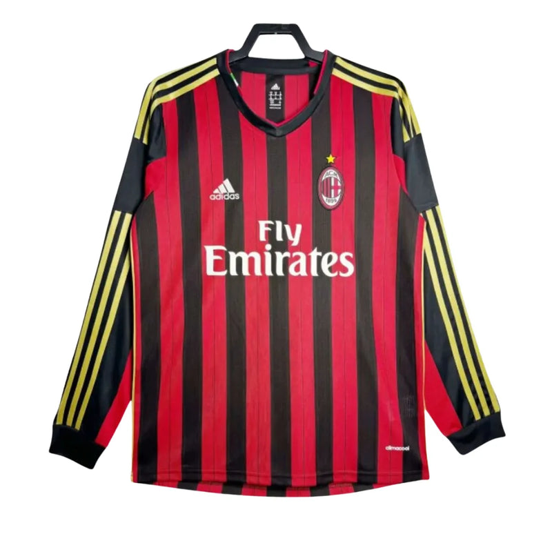 Camisa Milan Retrô Manga Longa Adidas - 2013/2014
