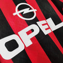 Camisa Milan Retrô Vermelha e Preta Lotto - 1995/1996