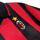 Camisa Milan Retrô Vermelha e Preta Lotto - 1995/1996