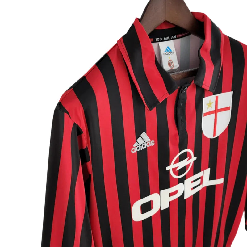 Camisa Manga Longa Milan Adidas - 1999/2000