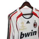 Camisa Manga Longa Milan Champions League Adidas Branco -  06/07