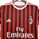 Camisa Milan Retrô Vermelha e Preta - 11/12