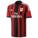Camisa Milan Retrô Vermelha e Preta - 14/15