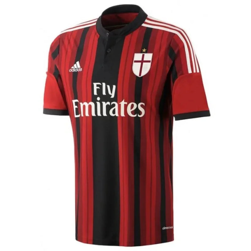 Camisa Milan Retrô Vermelha e Preta - 14/15