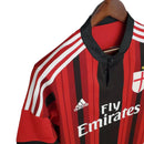 Camisa Milan Retrô Vermelha e Preta - 14/15