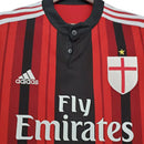 Camisa Milan Retrô Vermelha e Preta - 14/15