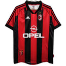 Camisa Milan Retrô Vermelha/Preta - 1998/ 1999