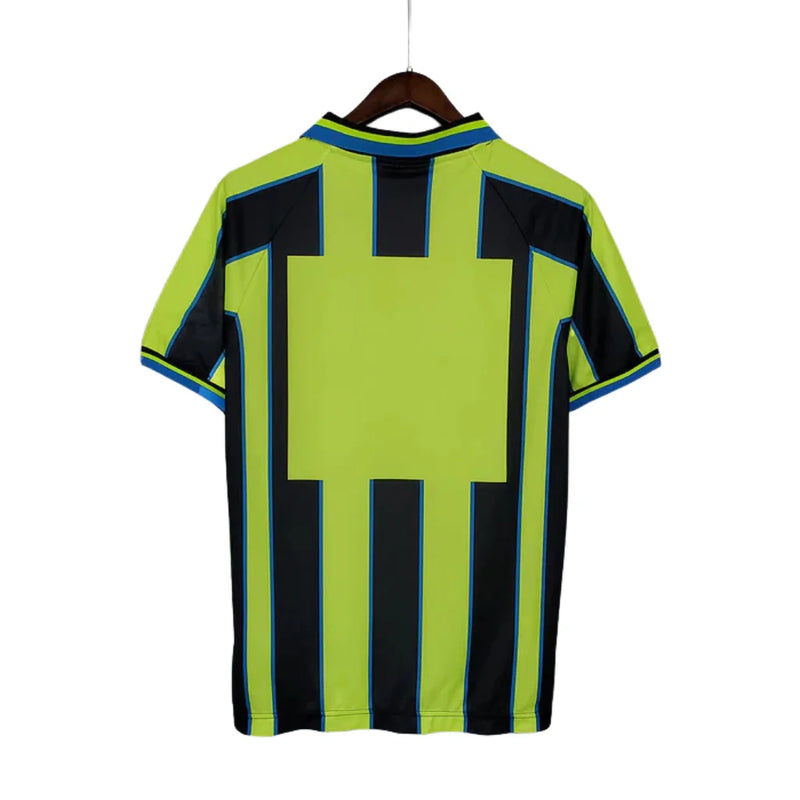 Camisa Manchester City Retrô Amarela e Preta - 1998/1999
