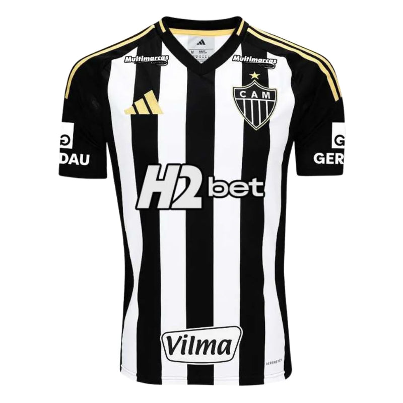 Lançamento Camisa Adidas Atlético Mineiro Home C/ Patrocínios - 25/26