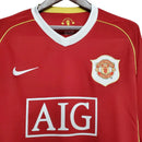 Camisa Manga Longa Manchester United Vermelho - 06/07