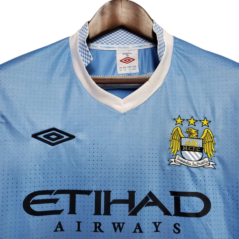 Camisa Manchester City Retrô Azul - 2011/2012