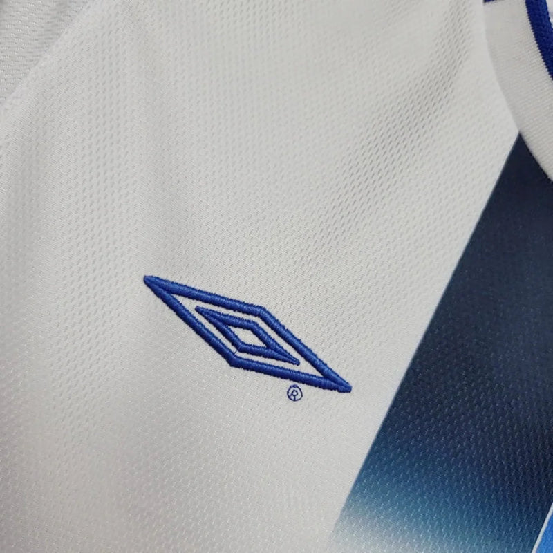 Camisa Chelsea Retrô Azul e Branca - 2003/2005