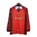 Camisa Manga Longa Manchester United Vermelho - 1996