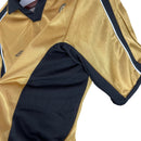 Camisa Manchester United 01/02 Modelo Retrô 100 Anos Masculina- Braca e preta, Dourada e Preta Dupla Face