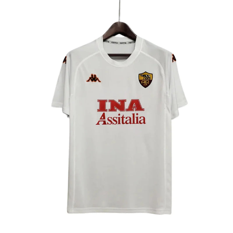 Camisa Roma Retrô Branca - 2000/2001