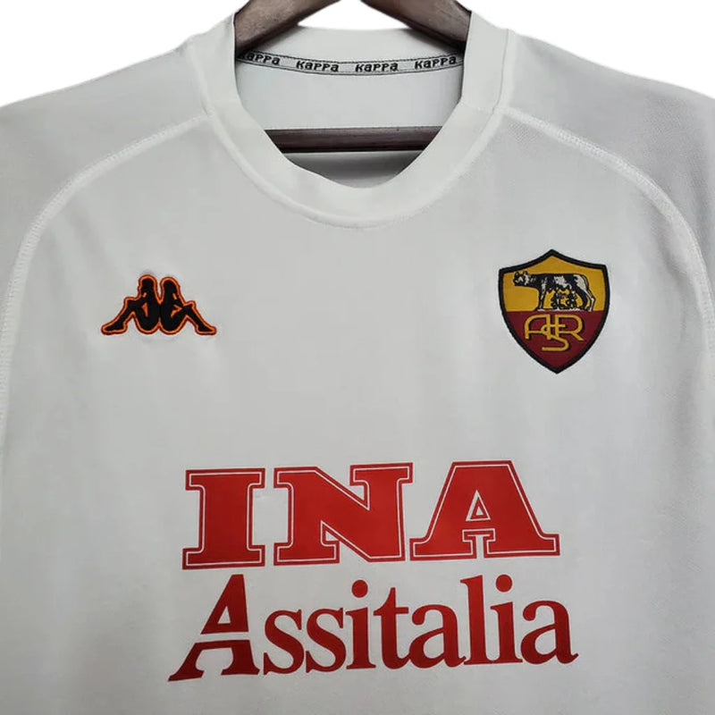 Camisa Roma Retrô Branca - 2000/2001