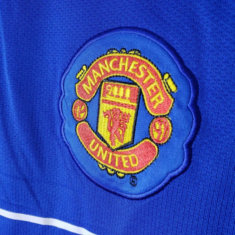 Camisa Manga Longa Manchester United Azul - 07/08
