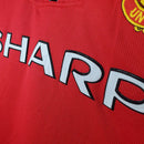 Camisa Manchester United I Retrô Vermelho - 1998/99
