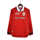 Camisa Manga Longa Manchester United Vermelho - 1999
