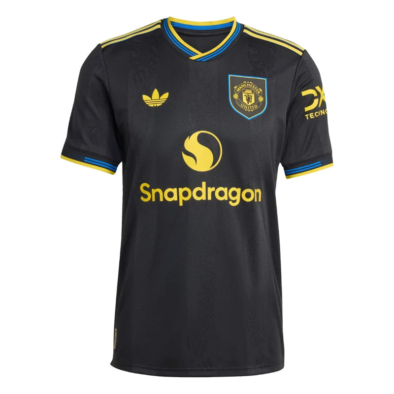 Lançamento Camisa Manchester United III Preta - 25/26