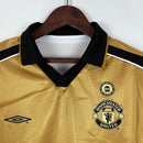 Camisa Masculina Retro Manchester United 100 anos Dupla Face 2002 - Torcedor