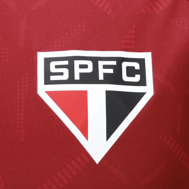 Lançamento Camisa São Paulo Treino Masculina Vermelho - 25/26