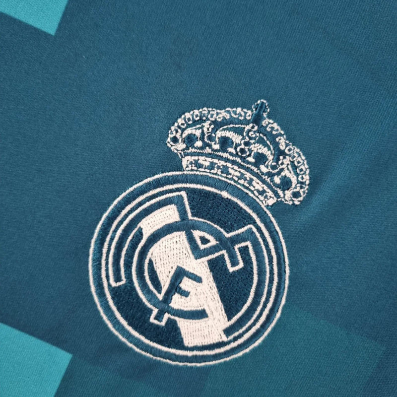 Camisa Manga Longa Real Madrid Adidas Azul - 17/18