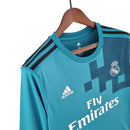 Camisa Manga Longa Real Madrid Adidas Azul - 17/18
