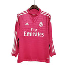 Camisa Manga Longa Real Madrid II Adidas Rosa - 14/15