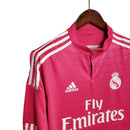 Camisa Manga Longa Real Madrid II Adidas Rosa - 14/15