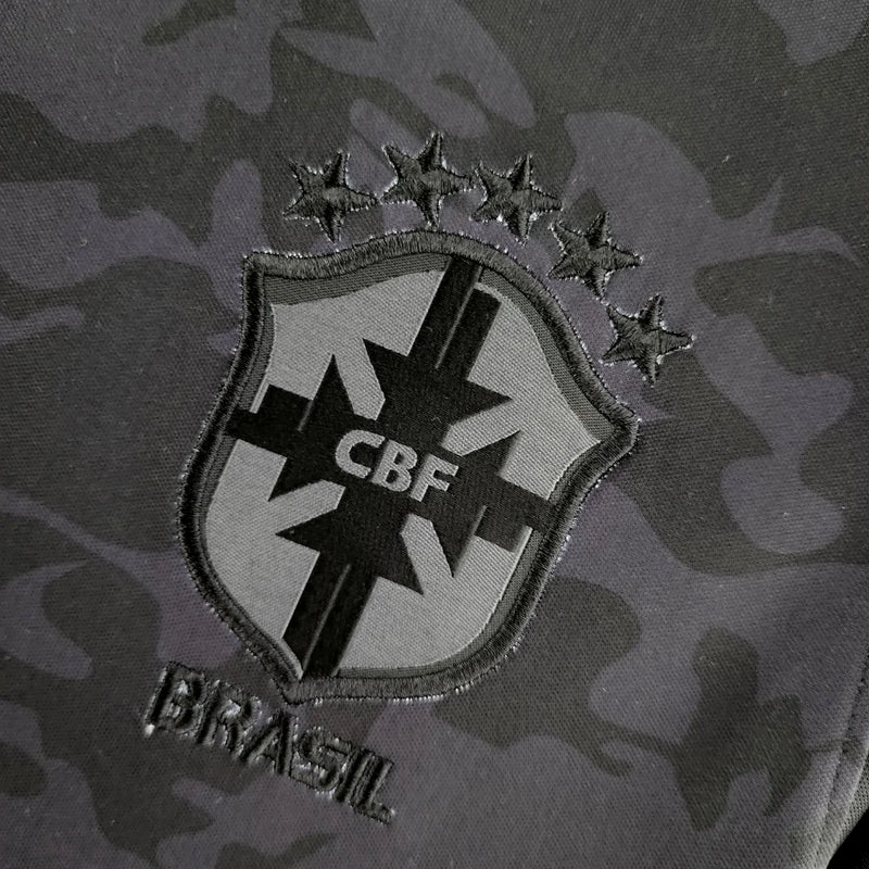 Camisa Masculina All Black Seleção Brasileira 2022