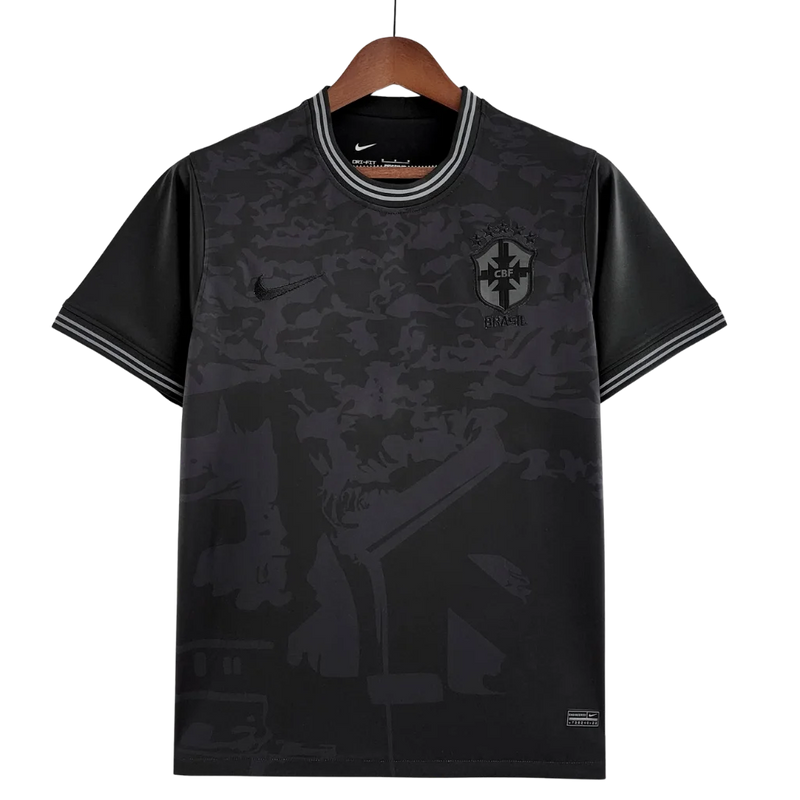 Camisa Masculina All Black Seleção Brasileira 2022