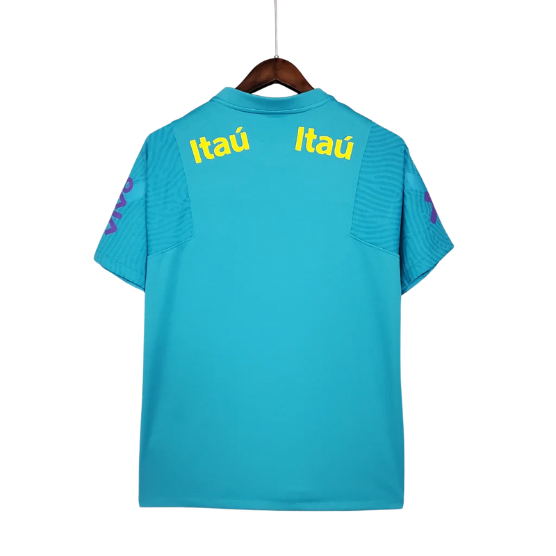 Camisa Masculina Azul Seleção Brasileira 2021 - Treino